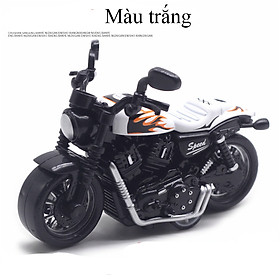 Đồ chơi mô hình xe mô tô Harley Davidson KAVY-18 bằng hợp kim và nhựa chạy cót nhiều màu