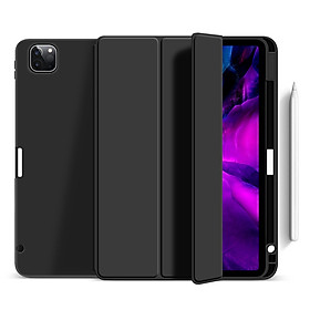 Bao Da Case Cover Dành Cho iPad Pro 11 inch (2020) / iPad Air 4 (10.9 inch) / iPad Pro 12.9 inch (2020) Có Khe Cắm Apple Pencil - Hàng Chính Hãng Meliya accessories