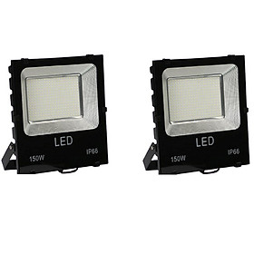 Bộ 2 đèn Led pha chíp dán 150W
