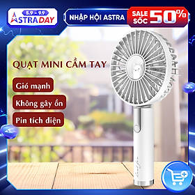 Mua Quạt mini để bàn  quạt USB tích điện cầm tay CTFAST - M109 : Thiết kế thông minh 3 tốc độ làm mát  chất liệu cao cấp bền bỉ  điều chỉnh 360 độ  không gây ồn  pin sạc 1200mah  dễ dàng mang theo sử dụng - hàng chính hãng