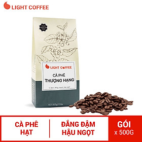 Hình ảnh 1KG Cà phê Thượng hạng Light Coffee vị đậm, đắng mạnh và hậu ngọt - 500gr/gói