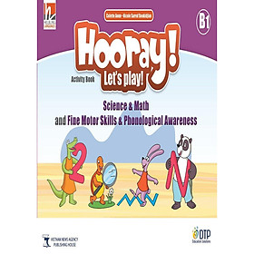 Hooray Let's Play B1 Science & Math  and Fine Motor Skills-Phonological Awareness Activity Book