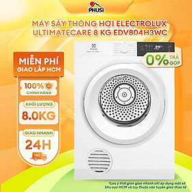 Máy sấy thông hơi Electrolux UltimateCare 8 kg EDV804H3WC - HÀNG CHÍNH HÃNG - CHỈ GIAO HCM