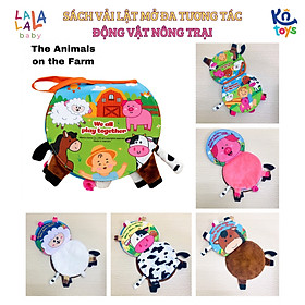 Sách Vải Lật Mở Sột Soạt Đa Tương Tác Cho Bé từ 0 Tháng Tuổi - Lalala Baby - The Animals on the Farm