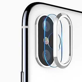 Mua Miếng dán kính cường lực Camera và viền bảo vệ Totu cho iPhone X / XS / XS MAX (Trắng) - Hàng chính hãng