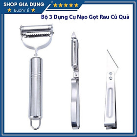 Mua Bộ 3 Dụng Cụ Nạo Gọt Rau Củ Quả Đa Năng 2 Lưỡi  1 Lưỡi  Kẹp Nhổ Lông Gà Chất Liệu Thép Không Gỉ
