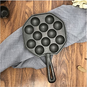 Mua Chảo nướng bánh takoyaki  chảo làm bánh bạch tuộc tại nhà bề mặt chống dính dễ dàng vệ sinh