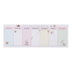 Tập Giấy Note Ghi Chú Kế Hoạch Tuần (40 Tờ)