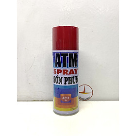 Mua Sơn xịt màu đỏ ATM A211