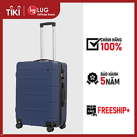 Vali Kéo LUG Aber S20S24S28 MHL027 Nhựa ABS Hạn Chế Trầy Xước, Khóa Số Bảo Mật An Toàn -  Navy  - 24