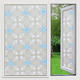 Mua Combo 5m Decal Giấy Dán Kính HOA LY XANH Khổ 45cm Có Sẵn Keo Tiện Lợi