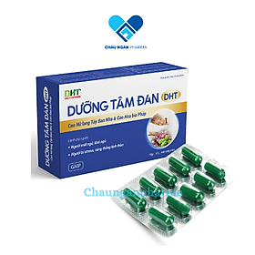 Dưỡng tâm đan DHT Hộp 30 viên - Dưỡng tâm, an thần, hỗ trợ cải thiện tình trạng mất ngủ, lo lắng, căng thẳng tinh thần - Châu Ngân Pharma