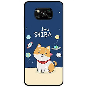Ốp lưng dành cho Xiaomi Poco X3 mẫu Shiba Vũ Trụ