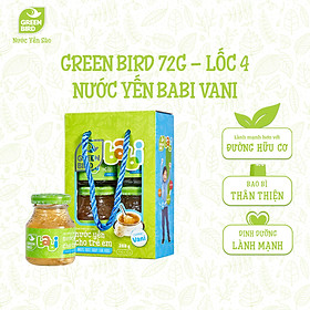 Nước Yến Sào Cho Trẻ Em Babi Bird Hương Vani Dễ Uống Ngon Miệng Hũ 72g
