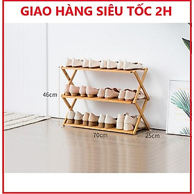 Mua Kệ đựng dép 3 tầng tiện dụng cao 70cm