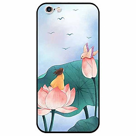 Ốp lưng dành cho Iphone 6 Plus / 6s Plus mẫu Cô Bé Và Chú Chim