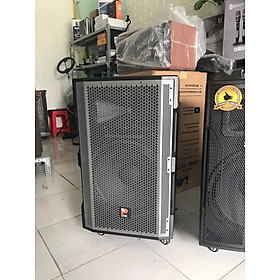 Hình ảnh Loa kéo Prosing W15 Super 10 - Loa di động thùng gỗ công suất cực đại 800W kèm micro không dây hát karaoke âm thanh chất lượng cao - Hàng nhập khẩu