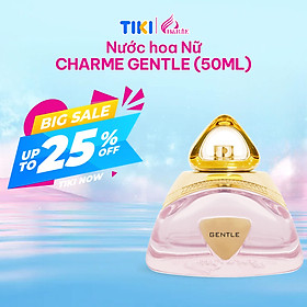 Nước Hoa Nữ Cao Cấp GOOD CHARME GENTLE 50ml Lưu Hương Lâu  Dịu Dàng, Trẻ Trung_Nước Hoa Chính Hãng