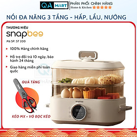 Mua Nồi nấu đa năng Snapbee ST200 (Hấp Lẩu  Hầm Nướng) tiện lợi   Hàng chính hãng  bảo hành 24 tháng | QA Mart phân phối