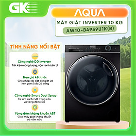 AW10-B4959U1K(B) - Máy giặt Aqua Inverter 10 kg AW10-B4959U1K(B) - Hàng Chính Hãng - Chỉ Giao Hồ Chí Minh