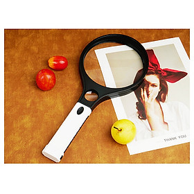 >> BÁO GIÁ KÍNH LÚP CẦM TAY CAO CẤP 50MM ĐỘ PHÓNG ĐẠI 35X | Shopee Lazada Sendo Tiki mới nhất 82 Kính lúp cầm tay phóng đại 10 lần có đèn V2-MG80138B (Tặng móc khóa đa năng 3 trong 1 cao cấp)
