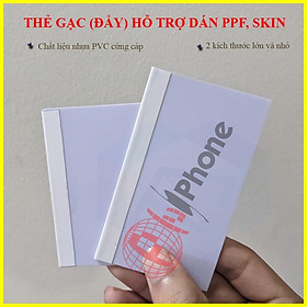 Mua Thẻ gạc (đẩy) nhựa PVC cứng cáp hỗ trợ dán PPF  Skin  dán màn hình điện thoại  máy tính bảng  laptop - Dùng lâu dài
