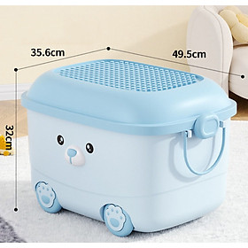 Mua Thùng Đựng Đồ Chơi Cho Bé Nubie  Hộp Đựng Đồ Dùng Đa Năng Có Bánh Xe Cho Bé  Mặt Bàn Chơi Lắp Ráp
