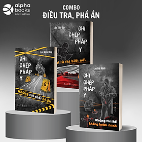 Combo Sách Ghi Chép Pháp Y (Bộ 3 Cuốn)