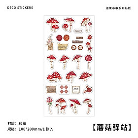 Hình ảnh Miếng stickers trang trí kiểu vintage trang trí junkjournal DIY