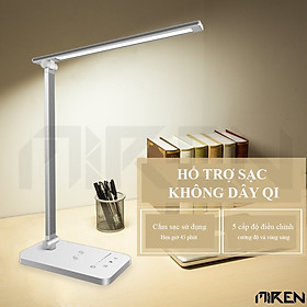 Mua Đèn Led Bàn Học Đọc Sách Làm Việc - Cảm Ứng Bảo Vệ Mắt - Chống Cận – 5 Cấp Độ Điều Chỉnh - Gập 2 Chỗ Tiện Lợi Cho Học Sinh - Sinh Viên - Văn Phòng