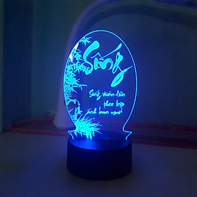 Mua Đèn ngủ Led 3D Thư Pháp