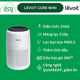 Mua Máy lọc không khí Levoit Core Mini | Công nghệ Air Turbo | Hàng Chính Hãng