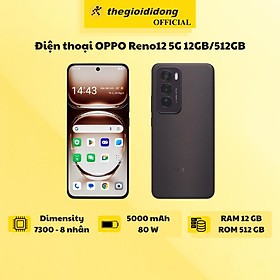 Điện thoại OPPO Reno12 5G 12GB/512GB - Hàng Chính Hãng