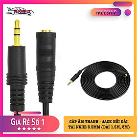 Mua Jack Nối Tai Nghe 3.5mm - Dây Cáp Âm Thanh Nối Dài Tai Nghe 3.5mm Tiện Lợi