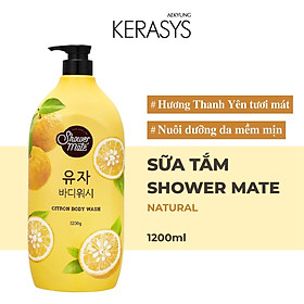 Sữa tắm cao cấp Hàn Quốc Showermate Natural Citron (Hương Thanh Yên tươi mát) 1.2 kg