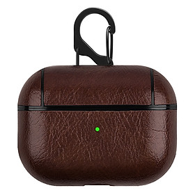 PU Leather Case Wireless Earphone Cover Cases Compatible with Airpods Pro Headphone Box Protective Case with Climbing