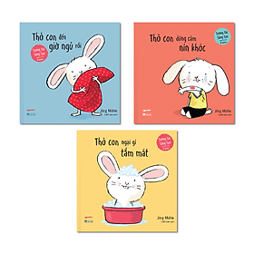 Sách - Combo Thỏ con tương tác (3 cuốn) - Bìa cứng