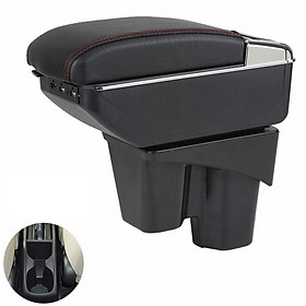 Hộp tỳ tay dành cho ô tô, xe hơi honda city 2014 - 2019 tích hợp 7 cổng usb dusb-hdcty