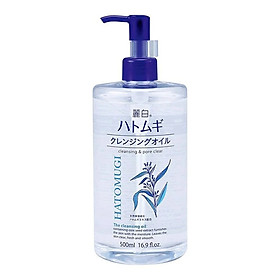 Dầu tẩy trang dưỡng ẩm và làm sáng da hatomugi 500ml/chai