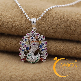 Mặt dây chuyền thiết kế hình con công (Peacock) - MOON Jewelry