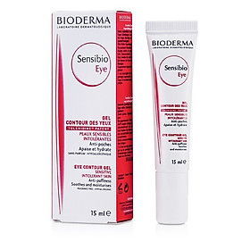 Gel dưỡng ẩm chống quầng thâm và giảm bọng mắt BIODERMA Sensibio Eye 15ml