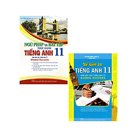 Sách-Combo Ngữ Pháp Và Bài Tập Thực Hành Tiếng Anh + Đề Kiểm Tra Tiếng Anh 11 (Bám Sát SGK Tiếng Anh 11 Global Success)