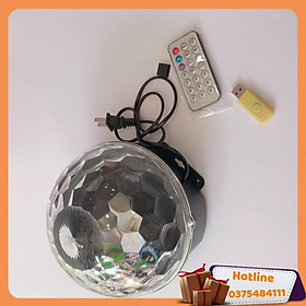 Đèn Led Hình Cầu Cảm Biên Theo Nhạc - Tặng Remote + Usb - Giao Màu Ngẫu Nhiên - Hàng Loại 1