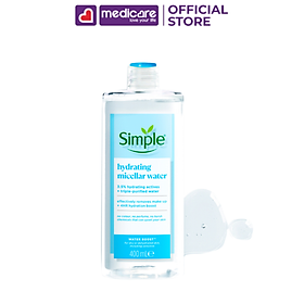 Nước tẩy trang SIMPLE sạch da cấp ẩm 400ml