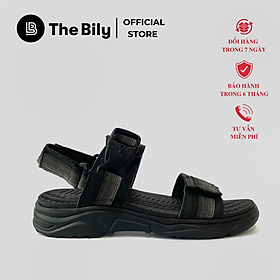 Giày Sandal Nam The Bily Quai Ngang - Xám Thổ Cẩm BL03XTC