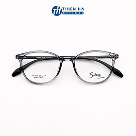 Gọng kính tròn nữ KÍNH MẮT THIÊN HÀ dáng oval tròn nhựa dẻo-nhẹ cao cấp thiết kế độc quyền Hàn Quốc GALAXY GL001