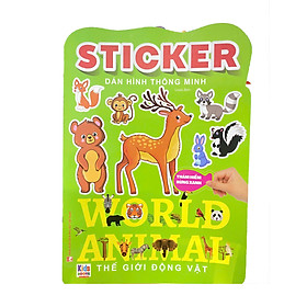 Sticker - Thế giới động vật - Thám hiểm rừng xanh