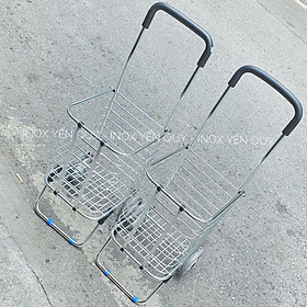 Mua XE ĐI CHỢ GẤP GỌN SIÊU NHẸ CÓ GIỎ