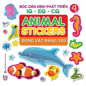 Animal Stickers - Bóc Dán Hình Phát Triển IQ-EQ-CQ - Động Vật Đáng Yêu 4