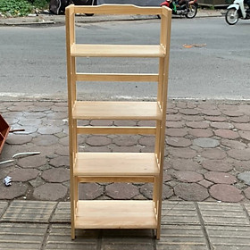 Mua Giá sách gỗ cao su tự nhiên 4 tầng cao 120cm
